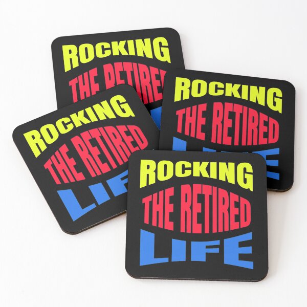 Item preview, Rocking The Retired Life Funny Quote designed and sold by DARBOL-DESIGN.