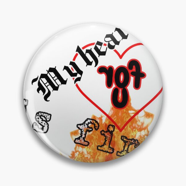 Item preview, MY HEART FOR U IS FIRE designed and sold by Kreative4.