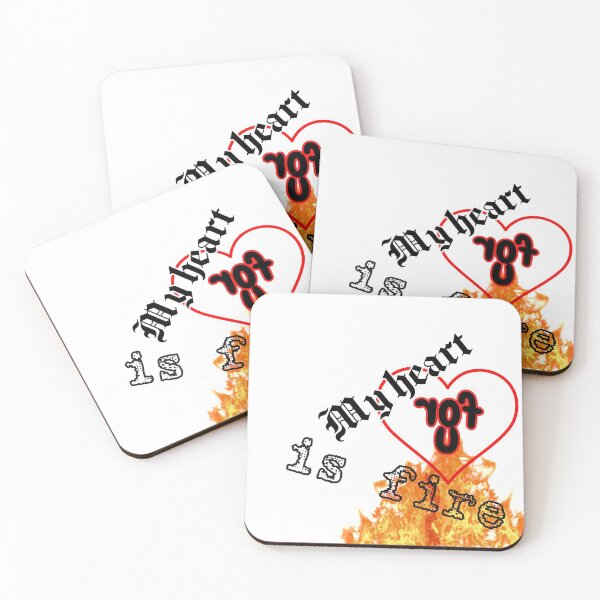 Item preview, MY HEART FOR U IS FIRE designed and sold by Kreative4.
