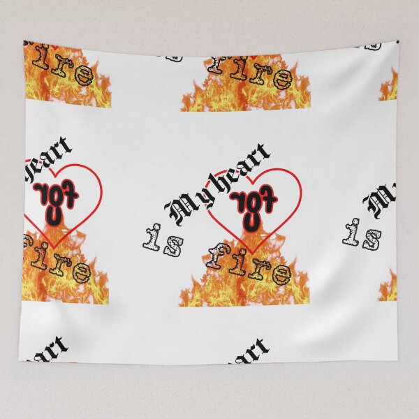 Item preview, MY HEART FOR U IS FIRE designed and sold by Kreative4.