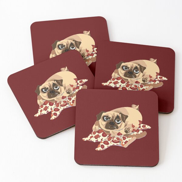 Item preview, pug pizza dog classic designed and sold by geraldellis.