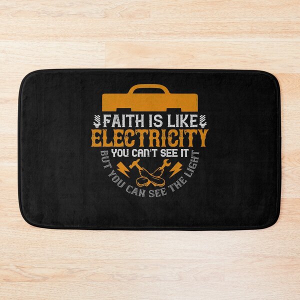 Item preview, Faith is like electricity designed and sold by dm4design.