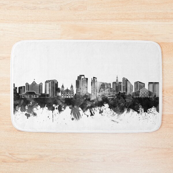 Item preview, san jose skyline bw designed and sold by BekimART2.