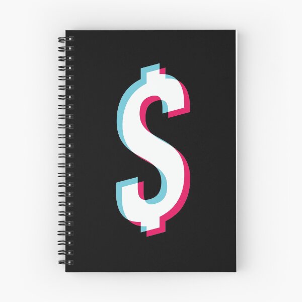 Item preview, Dollar sign $ Tik Tok Style Glitch Effect blue white red $$$ designed and sold by hendeJens.