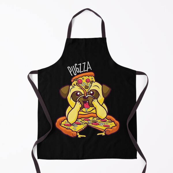 Aperçu de l'œuvre pug pizza dog pug créée et vendue par geraldellis.