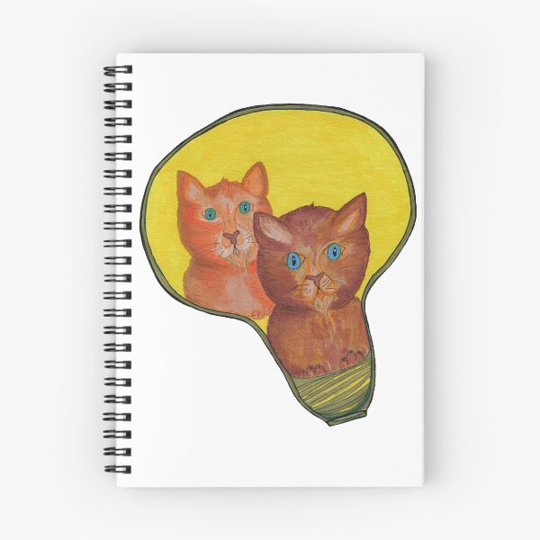 Item preview, Cats, animals, lightbulb, fantasy, promarker, drawing, BebiCervin designed and sold by BebiCervin.