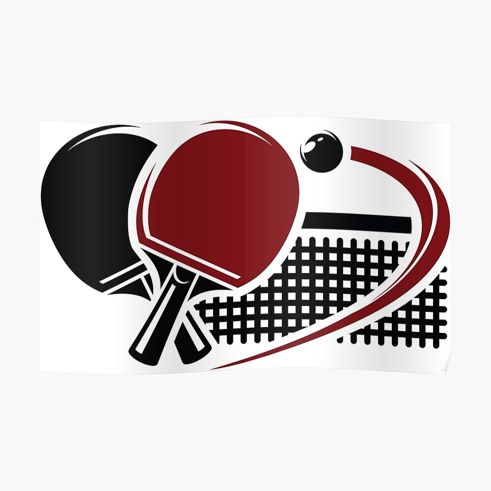 "Table tennis sport" Poster by Lisamatton Redbubble