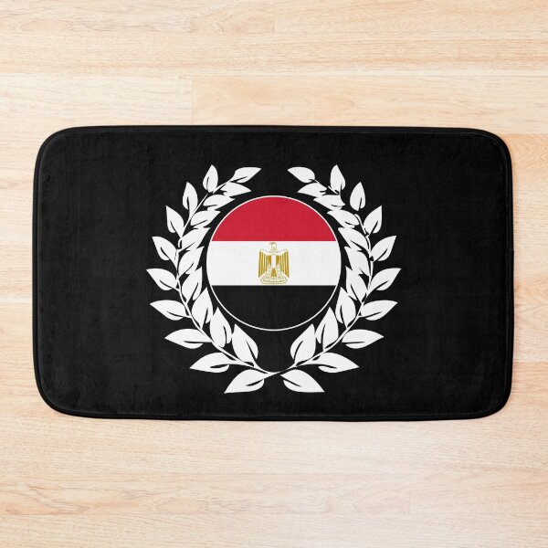 Artikelvorschau, Ägypten ägyptisch Flagge Fahne entworfen und verkauft von GeogDesigns.