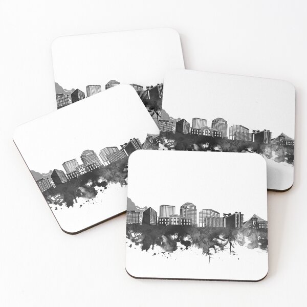 Item preview, colorado springs skyline bw designed and sold by BekimART2.