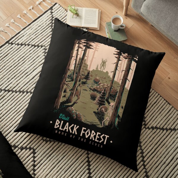 Black Forest Floor Pillow
