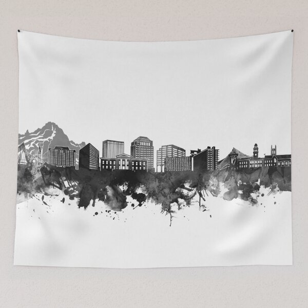 Item preview, colorado springs skyline bw designed and sold by BekimART2.