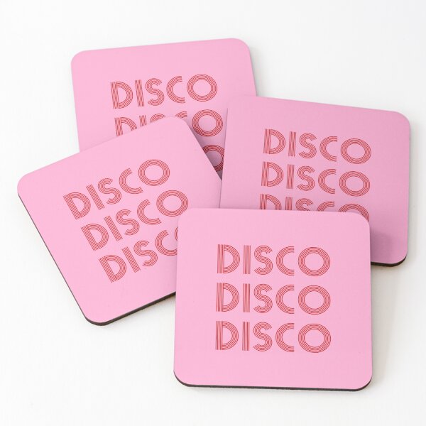 Item preview, Disco disco disco, typography artwork designed and sold by GirlGangPrints.