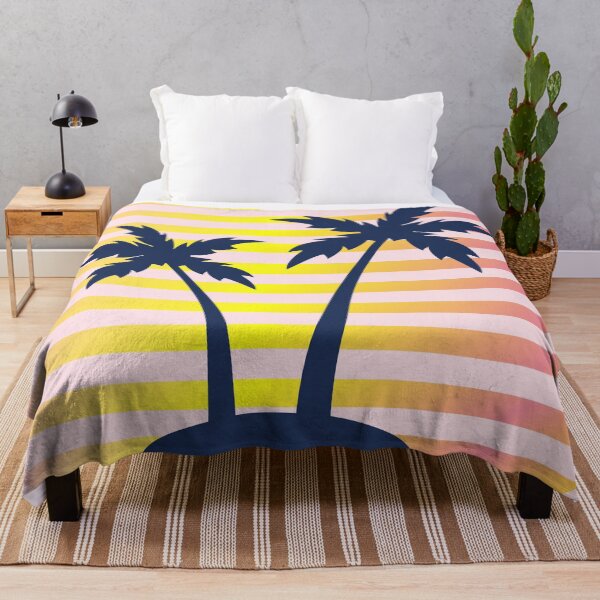 Item preview, Pink Summer Sunset Palms designed and sold by HappyPeeps.
