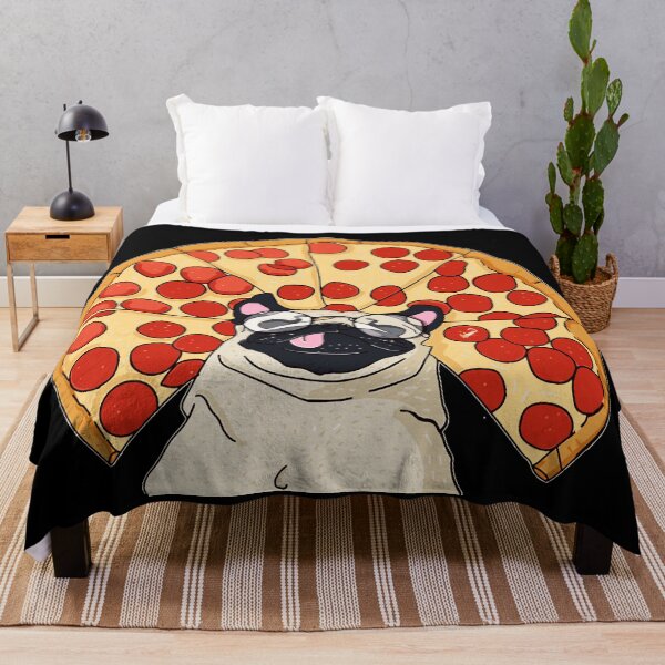 Item preview, pug pizza funny designed and sold by geraldellis.