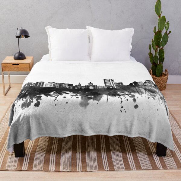 Item preview, fort collins skyline bw designed and sold by BekimART2.