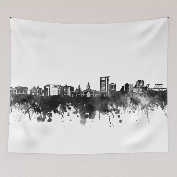 Item preview, fort collins skyline bw designed and sold by BekimART2.