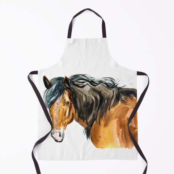 Item preview, watercolor horse designed and sold by VicaVeresk.
