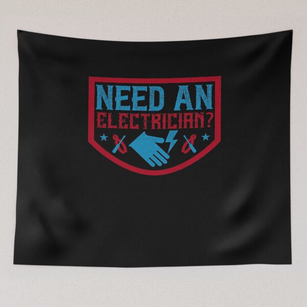 Item preview, Need an electrician designed and sold by dm4design.