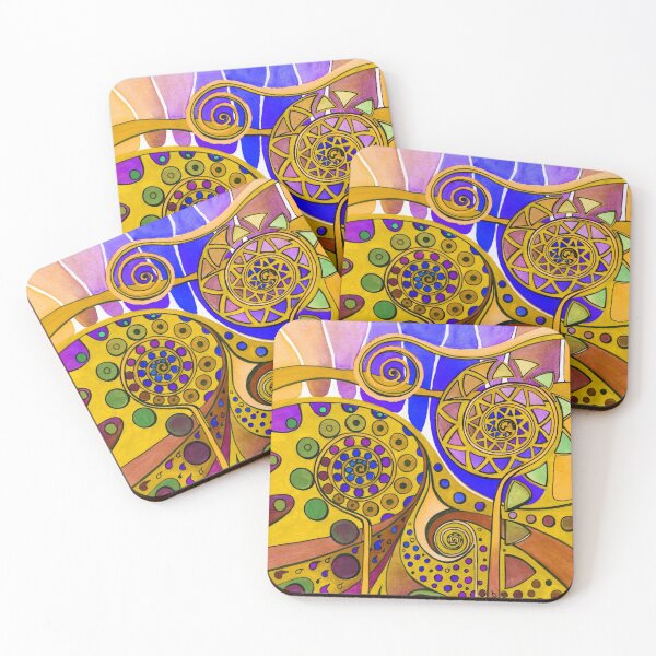 Item preview, AURORA BOREALIS YELLOW designed and sold by DeyanaDeco.