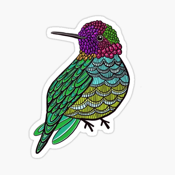 Hummingbird Sticker