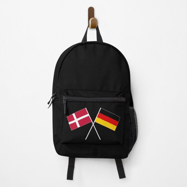 Item preview, Denmark Germany crossed ensign flag designed and sold by GeogDesigns.