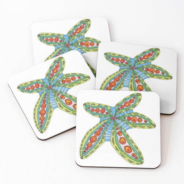 Item preview, Ocean, sea, starfish, colorful, drawing, Promarker, BebiCervin designed and sold by BebiCervin.