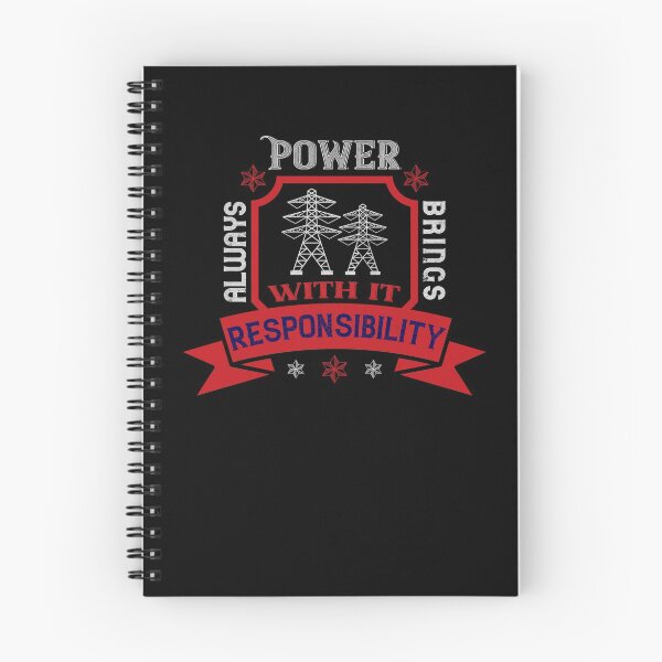 Item preview, Power always brings with it responsibility designed and sold by dm4design.