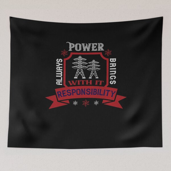 Item preview, Power always brings with it responsibility designed and sold by dm4design.