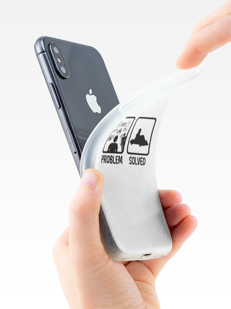 Thumbnail 4 of 5, iPhone Case, Problem Solved Go Kart Racing designed and sold by BeyondEvolved.