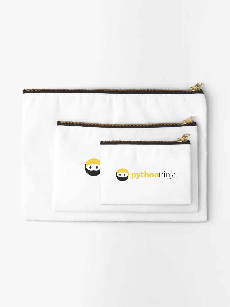 Thumbnail 2 of 4, Zipper Pouch, Python Ninja designed and sold by Tech-e-Tees.