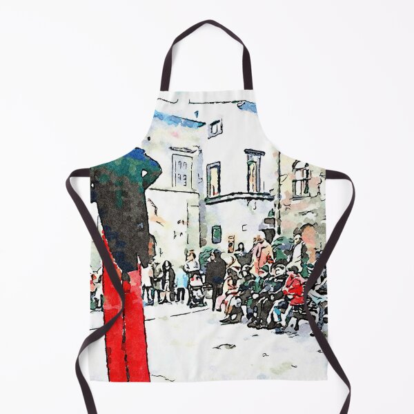 Item preview, Barbarano Romano: square with acrobats designed and sold by Giuseppe Cocco.