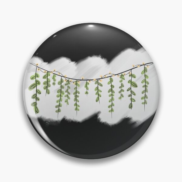 Item preview, Hanging Leaves and Fairy Lights White Stroke designed and sold by CaosTranscrito.