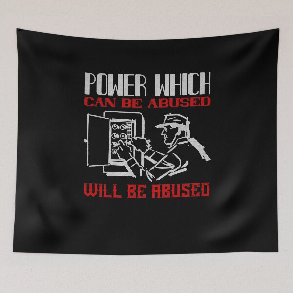 Item preview, Power which can be abused will be abused designed and sold by dm4design.