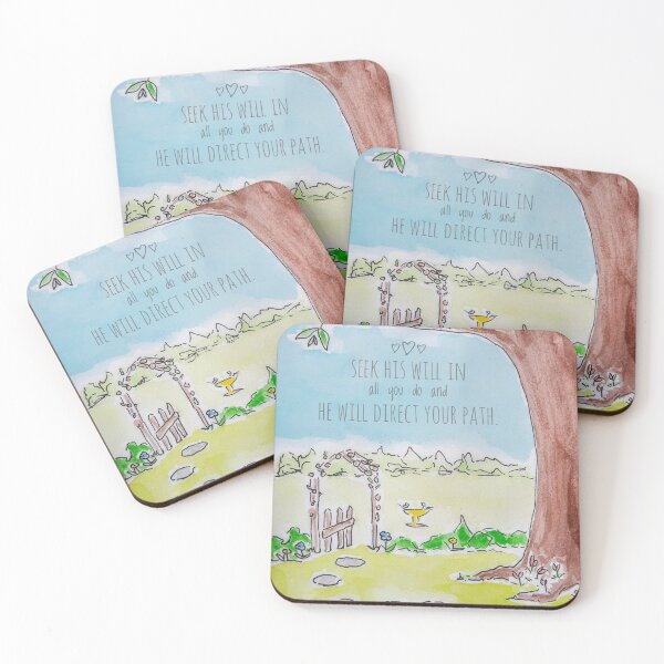 Item preview, Proverbs 3:6- Christian Verses-Nature Garden designed and sold by With Faith And Joy.