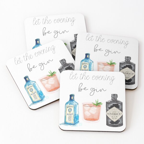 Item preview, Let the evening Be Gin  designed and sold by moniquealexa.