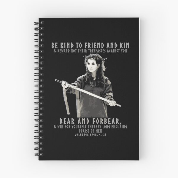 Item preview, Be Kind to Friend & Kin, Norse Proverb, Volsunga Saga, Vikings, Viking Gift designed and sold by Proverbial Wisdom Design.