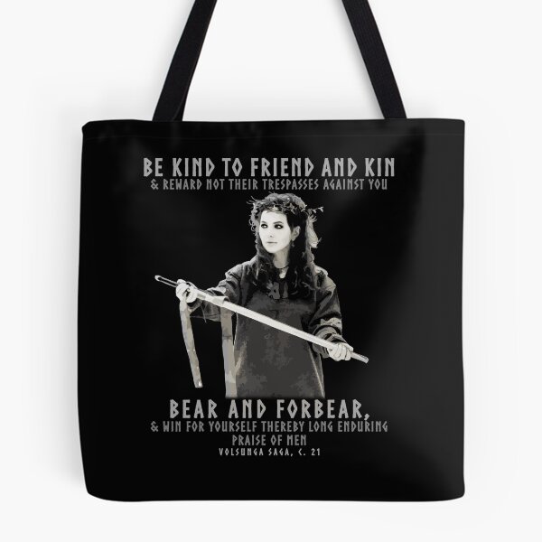 Item preview, Be Kind to Friend & Kin, Norse Proverb, Volsunga Saga, Vikings, Viking Gift designed and sold by Proverbial Wisdom Design.