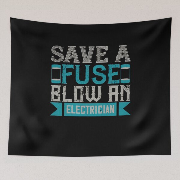 Item preview, Save a fuse blow an electrician designed and sold by dm4design.
