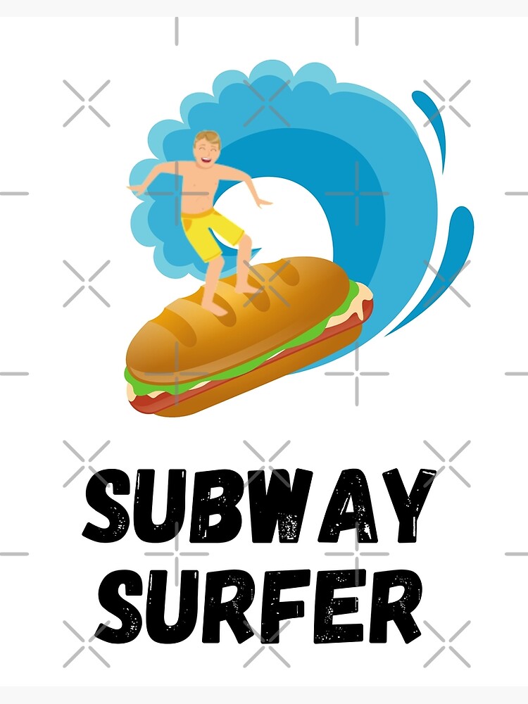 Subway Thumbnail Subway Surfer Art Board Print