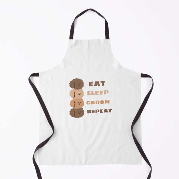 Item preview, Dog grooming eat sleep groom repeat designed and sold by Sesame1195.