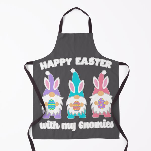 Item preview, Happy Easter with my Gnomies cute Gnome Bunnies designed and sold by Rabbitti.