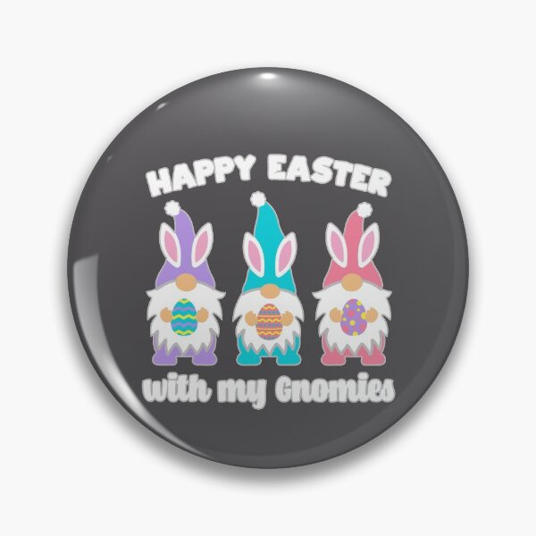 Item preview, Happy Easter with my Gnomies cute Gnome Bunnies designed and sold by Rabbitti.