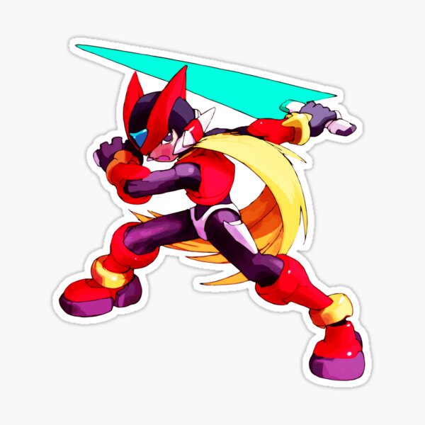 Mega Man Magnet/sticker, Zero Magnet/sticker, Megaman and Zero Stickers,  Megaman and Zero Magnets 