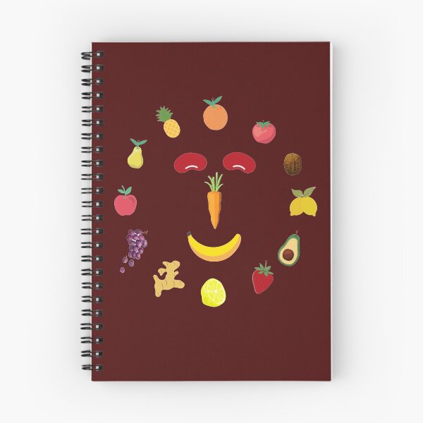 Item preview, Fruit circle smiley, funny motif designed and sold by Kallexos.