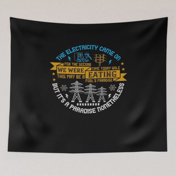 Item preview, The electricity came on designed and sold by dm4design.
