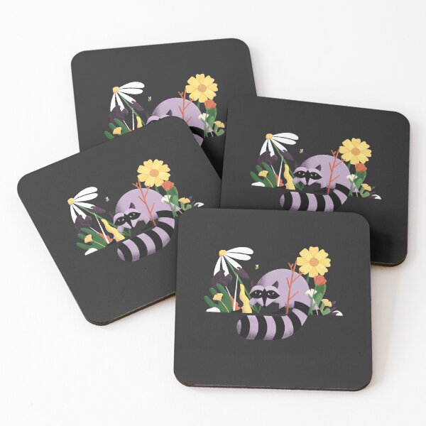 Item preview, Mischievous Raccoon in the night designed and sold by jenniedavis.