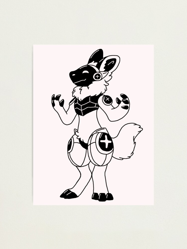 Lemondrop the Protogen Art Board Print for Sale by Fursumi