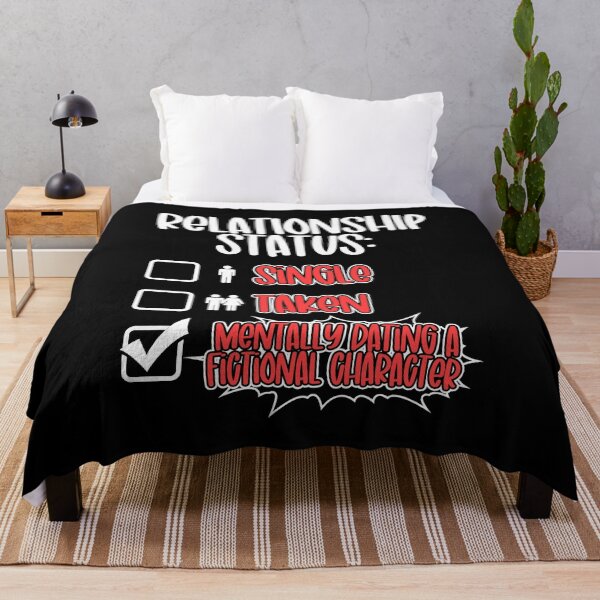 Item preview, Relationship Status Dating A Fictional Character designed and sold by perfectpresents.
