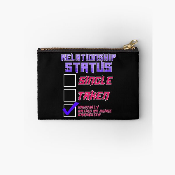 Item preview, Relationship Status Dating An Anime Character Pun designed and sold by perfectpresents.
