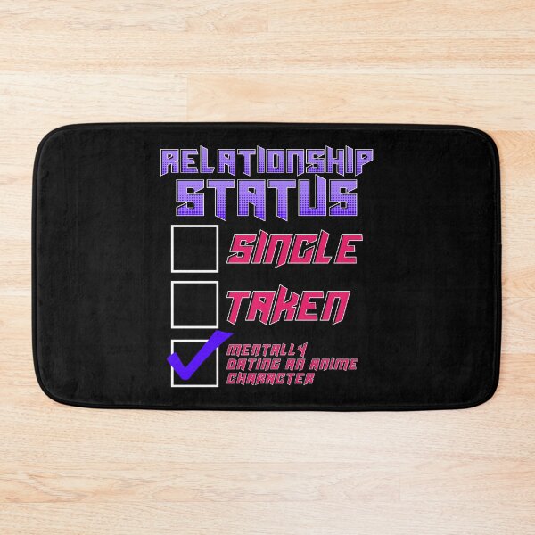 Item preview, Relationship Status Dating An Anime Character Pun designed and sold by perfectpresents.